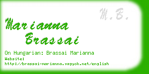 marianna brassai business card